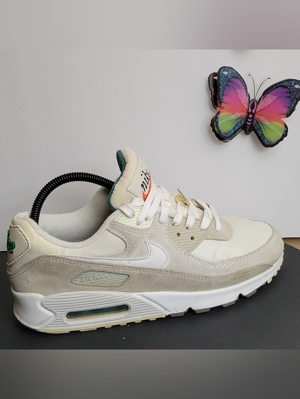 Air Max 90 SE First Use Pack Shoes Mens 8 Sail Cream Bone DB0636-100